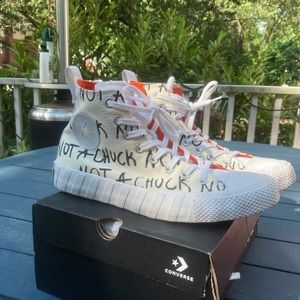 Converse  Hi Unt1tl3d “Not A Chuck” White
